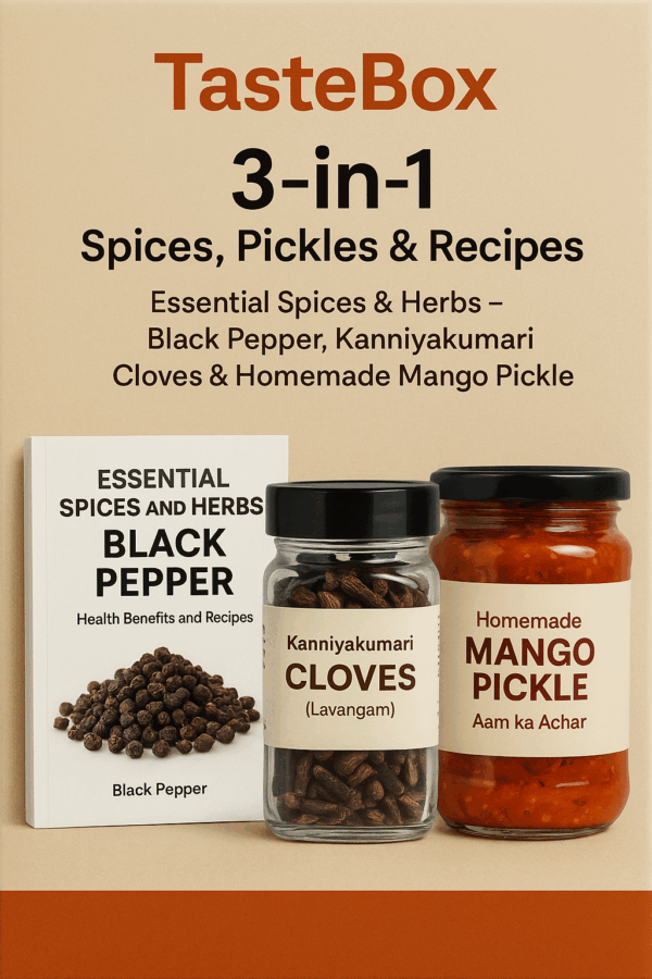 TasteBox 3-in-1: Spices, Pickles & Recipes